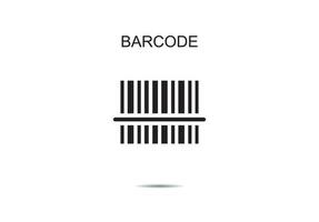 Barcode Symbole Vektor Illustration auf Hintergrund