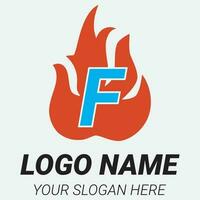 flamma logotyp design mall illustration. vektor