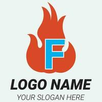 flamma logotyp design mall illustration. vektor