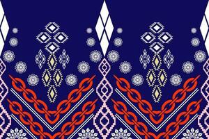 ethnisch Zahl aztekisch Stickerei Stil. geometrisch Ikat orientalisch traditionell Kunst Musterdesign zum ethnisch Hintergrund, Hintergrund, Mode, Kleidung, Verpackung, Stoff, Element, Sarong, Grafik, Vektor Illustration