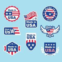 Made in USA Logo Template Set vektor