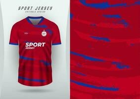 Hintergrund zum Sport Jersey, Fußball Jersey, Laufen Jersey, Rennen Jersey, rot und Blau Muster. vektor