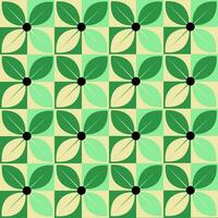 Grün Blätter. nahtlos Muster. vektor