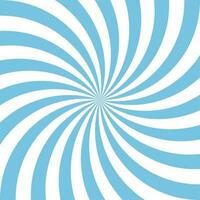 Blau und Weiß Süßigkeiten abstrakt Spiral- Hintergrund. Vektor Illustration