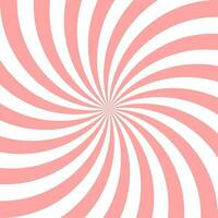 Süss Rosa Süßigkeiten abstrakt Spiral- Hintergrund. Vektor Illustration