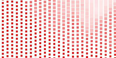 hellroter Vektorhintergrund mit Rechtecken. vektor