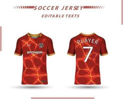 Beste Vektor Fußball Jersey Vorlage Sport t Hemd Design