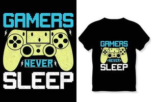 rolig gaming t-shirt vektor