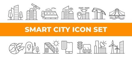 Smart City Icon Set vektor