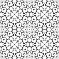 Vektor geometrisch Blume Formen Muster Hintergrund Design