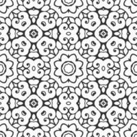 Vektor geometrisch Blume Formen Muster Hintergrund Design