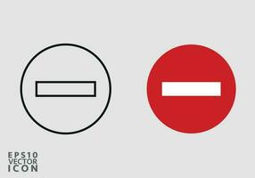 röd sluta tecken på vit bakgrund. platt stil. röd sluta tecken för din webb webbplats design, logotyp, app, ui. sluta trafik symbol. trafik reglerande varning sluta symbol. vektor