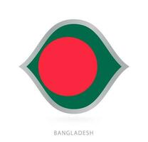 bangladesh nationell team flagga i stil för internationell basketboll tävlingar. vektor