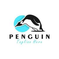 Pinguin Tier Vektor Illustration Logo