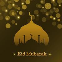 abstrakter heiliger eleganter dekorativer Hintergrund für eid mubarak vektor