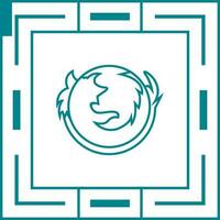 Firefox logotyp vektor ikon