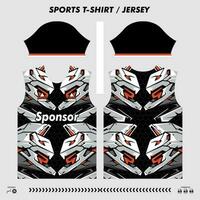 Vektor T-Shirt Sport Design, Sublimation Jersey