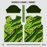 Vektor T-Shirt Sport Design, Sublimation Jersey