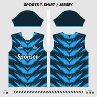 Vektor T-Shirt Sport Design, Sublimation Jersey