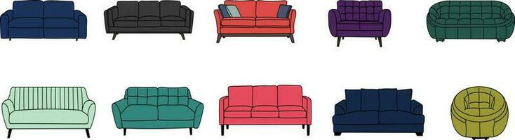 Sofa Symbol Illustration vektor