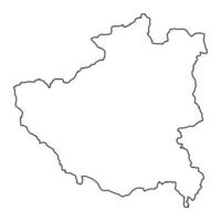diber grevskap Karta, administrativ underavdelningar av albanien. vektor illustration.