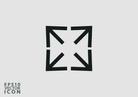 abstrakt x brev modern första bokstäver logotyp design vektor