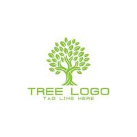träd vektor ikon. natur träd vektor illustration logotyp design. grön vår träd