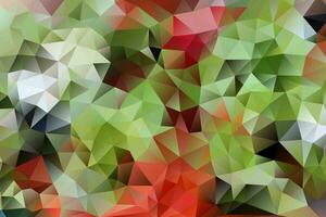 Vektor abstrakt polygonal Hintergrund von bewirken geometrisch Dreiecke