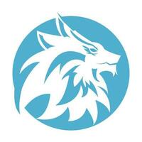 Wolf Symbol Illustration Vektor