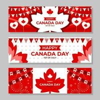 glad canada day banner vektor