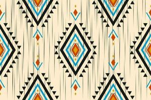 skön etnisk mönster konst. geometrisk etnisk sömlös mönster i stam, folk broderi, och mexikansk stil. vektor