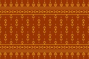 Orange Teppich Stammes- Muster Kunst. ethnisch Ikat nahtlos Muster traditionell. amerikanisch, Mexikaner Stil. vektor