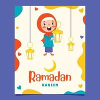 handritad illustration för ramadan kareem och islamisk kultur vektor