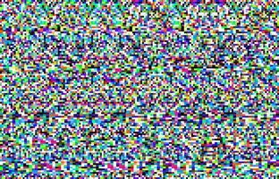 Pixel Lärm Hintergrund von Fernseher Bildschirm Panne Textur vektor