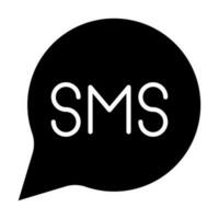 SMS-Icon-Design vektor