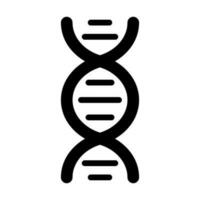 DNA Glyphe Symbol Design vektor