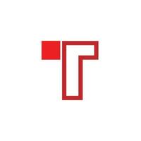 t Logo vecor Brief Schriftart Symbol Design Symbol vektor