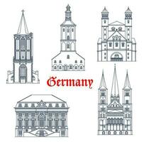 Deutschland die Architektur Sehenswürdigkeiten von Köln, Bonn vektor