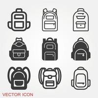 Rucksack Symbol Vektor