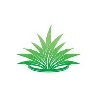 aloe vera logotyp ikon design symbol skönhet vektor