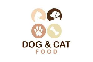 hund logotyp design. logotyper kan vara Begagnade för sällskapsdjur vård, klinik och veterinär. vektor