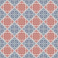 islamic dekorativ bakgrund tillverkad av små rutor. de rik dekoration av abstrakt mönster för konstruktion av tyg eller papper. vektor