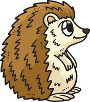 hoglet tecknad serie färgad ClipArt illustration vektor