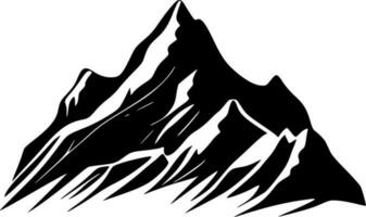 Berge, minimalistisch und einfach Silhouette - - Vektor Illustration