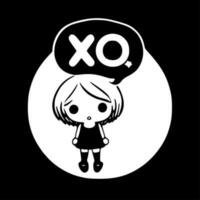 xoxo - - hoch Qualität Vektor Logo - - Vektor Illustration Ideal zum T-Shirt Grafik