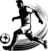 Fußball - - hoch Qualität Vektor Logo - - Vektor Illustration Ideal zum T-Shirt Grafik