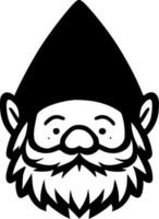 gnome - minimalistisk och platt logotyp - vektor illustration