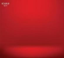 tomma röda färgskärmprodukter studiorumsbakgrund vektor