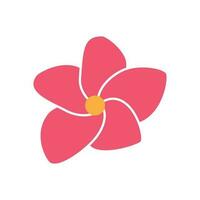 Schönheit Plumeria Symbol Blumen Design Illustration Symbol vektor