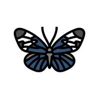 sapho Longwing Insekt Farbe Symbol Vektor Illustration